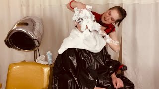 Kat’s YouTube Live - shaving husband’s face and shaving cream shampoo