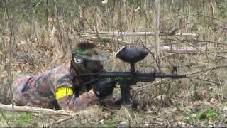 preview picture of video 'Paintball Gotcha Woodland 04.04.2010 Brezova'