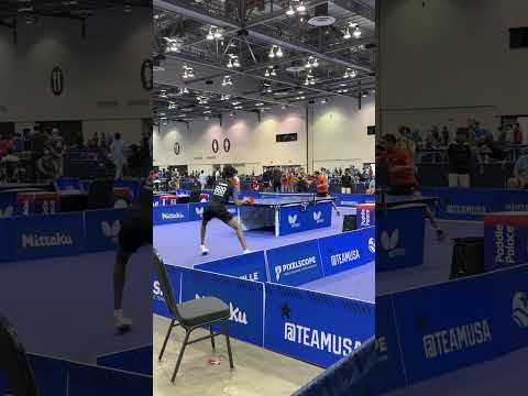 EPIC FOREHANDS!!! 5 time national champion Kanak Jha & Sid Naresh training at USATT Nationals!!!