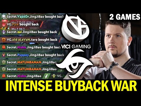 SECRET vs VG TI10 Upper Bracket Secured — Endless Buyback Fight