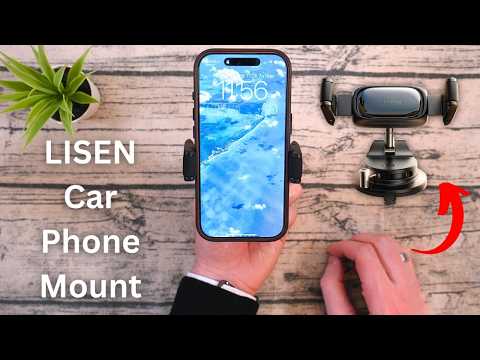 VURUPZAKS Car Phone Holder with Suction Cup Telescopic Dashboard Mobile Cell Support Bracket Car Navigation Bracket for 5-9CM Width Phones(Sucker Holder) video review thumbnail