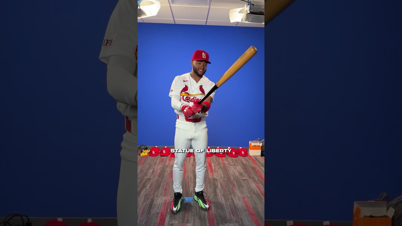 Victor Scott II BTS at Cardinals Spring Training