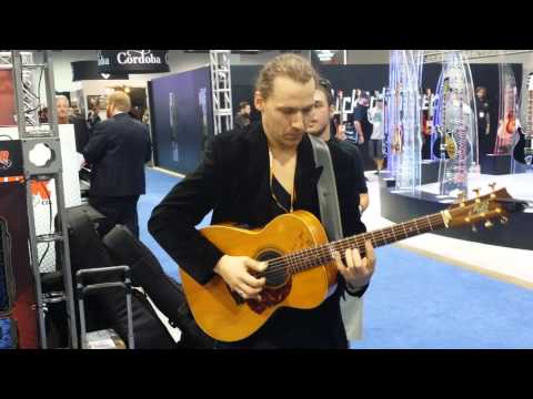 Shaun Hopper - very talented guitarist gave incredible performance at NAMM.