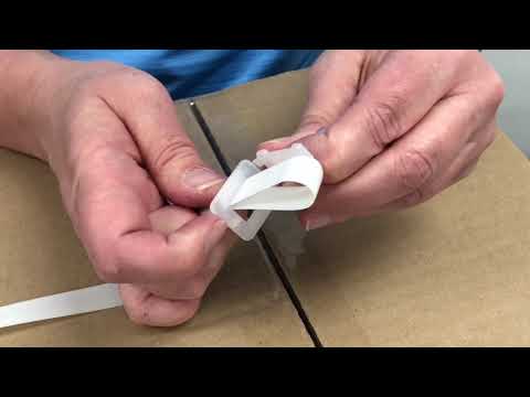 Part of a video titled Polypropylene Strapping with Buckles from Associated Bag - YouTube
