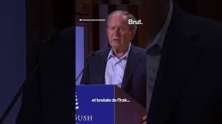Quand George W. Bush confond l’invasion de l’Ukraine et celle de l’Irak en 2003