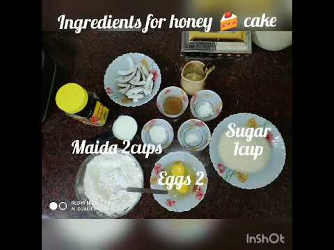 Honey Coconut Cake #jamcake #honeycake Coconut cake , jam cake