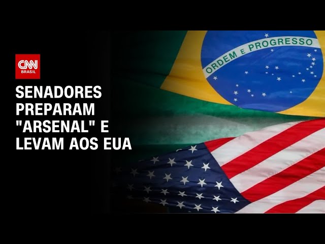 Tarifas: Senadores organizam "arsenal" e levam aos EUA | BASTIDORES CNN