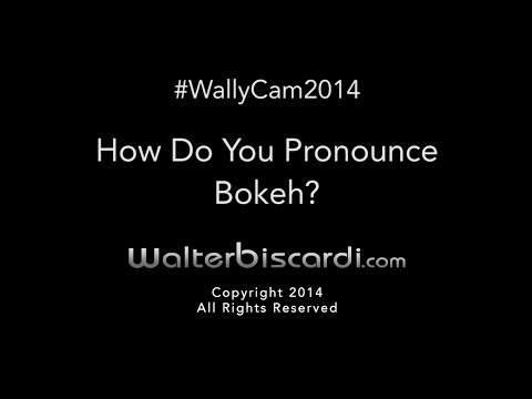 #WallyCam asks "How Do You Pronounce Bokeh?" | NAB Show 2014