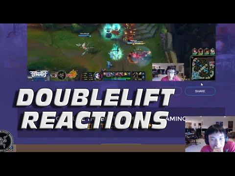 Doublelift reacts to his Jinx/Zigg Wombo Combo with Chauster - League of Legends