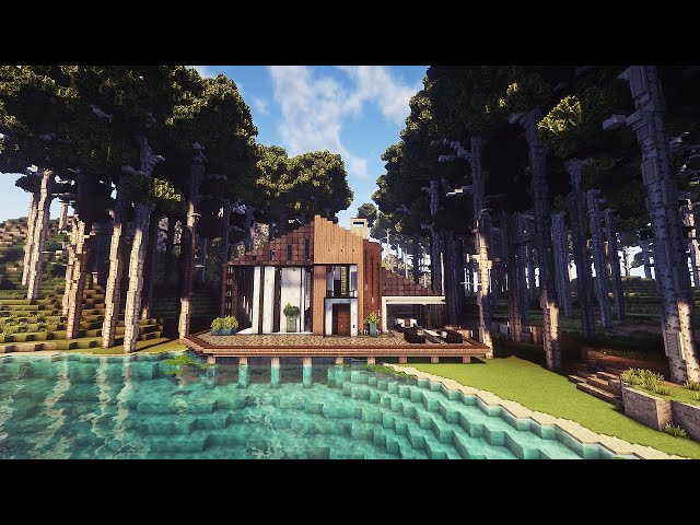 Modern Cabin (Vanilla + RP - Highly Detailed) Minecraft Map