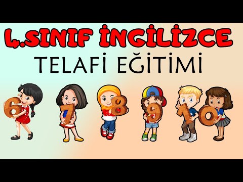 4. SINIF TELAFİ EĞİTİMİ İNGİLİZCE  | 4'den 5'e GEÇENLER
