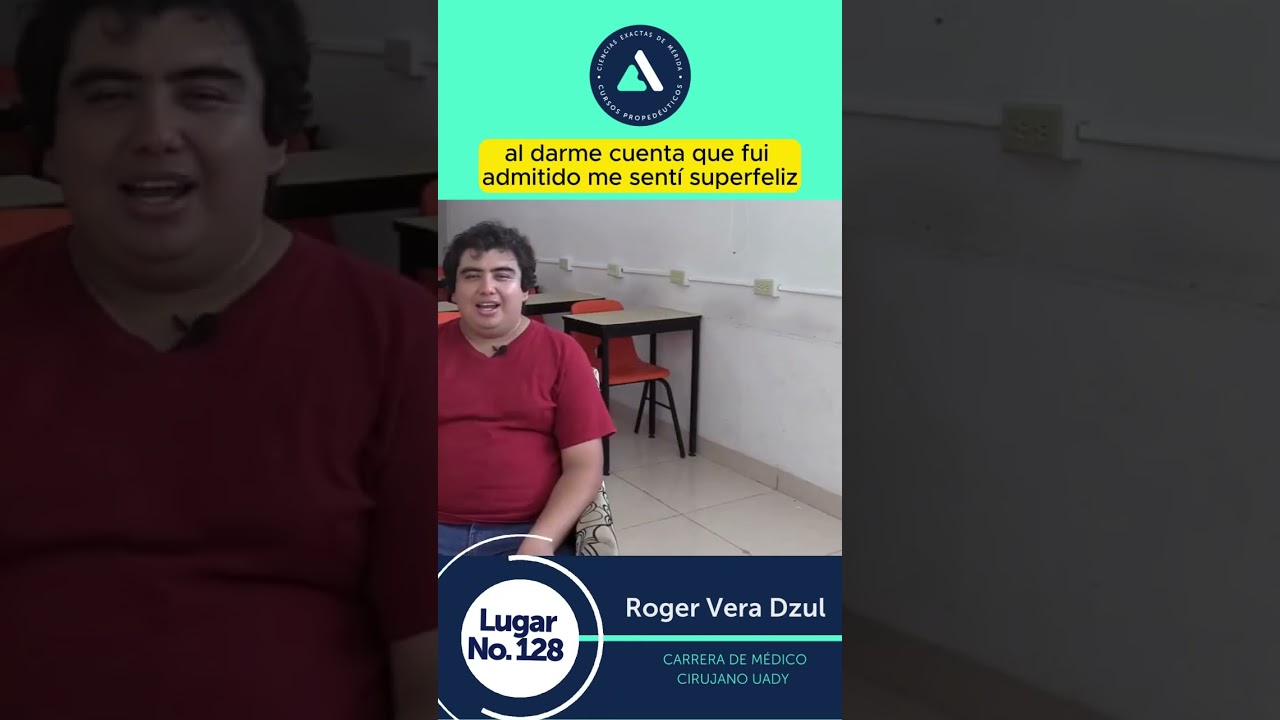 ¡Mira este testimonio! ¡Tú también puedes ser uno de los admitidos!