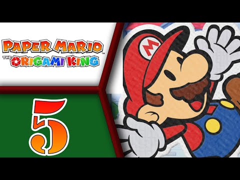 Paper Mario: The Origami King playthrough pt5 - VR Training Stumps Me! Then, Up the Mountainside