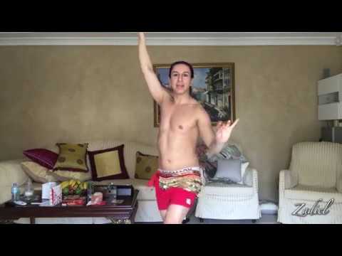 Turkish Belly Dance movements - Turkish Basic step and Turkish Drop Kick. English tutorial