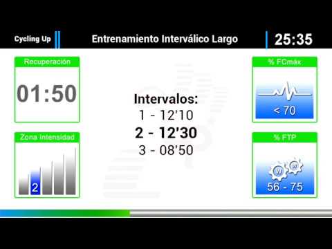 Entrenamiento Nº7 Cycling Up - Interválico Largo Ciclo Indoor by David Aguado