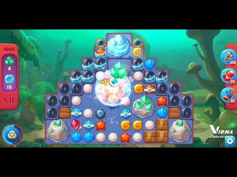 Fishdom. 4864 hard level no boosters and diamonds