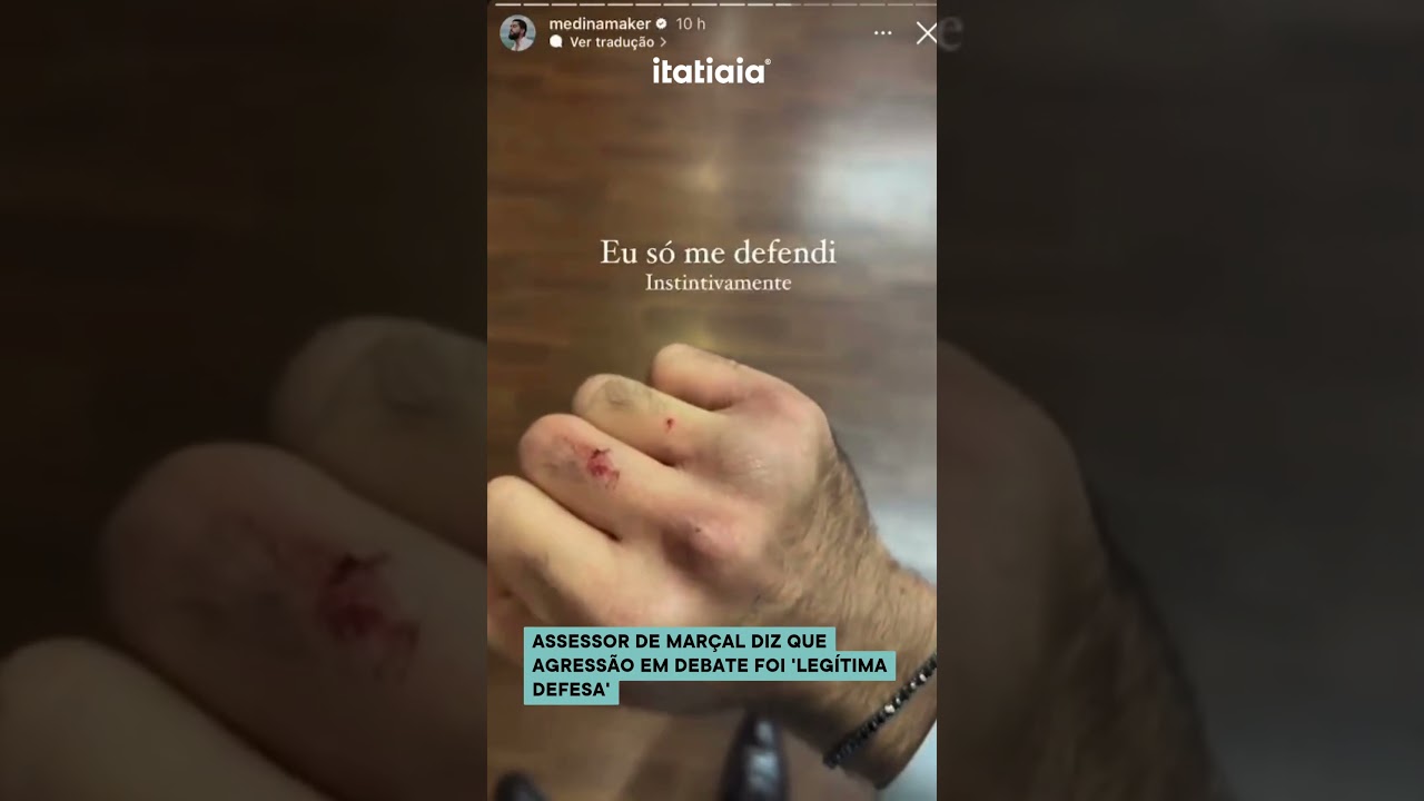 ASSESSOR DE MARÇAL DIZ QUE AGRESSÃO EM DEBATE FOI 'LEGÍTIMA DEFESA'