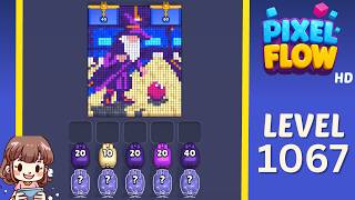 Pixel Flow Level 1067 Solution Walkthrough