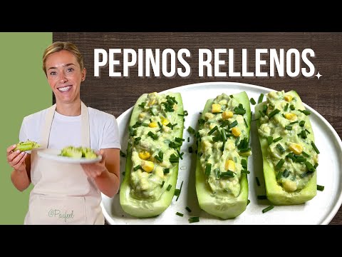 BARQUITAS VERANIEGAS DE PEPINO, la receta mas facil y economica.