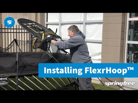 Springfree Trampoline Installation: Installing FlexrHoop