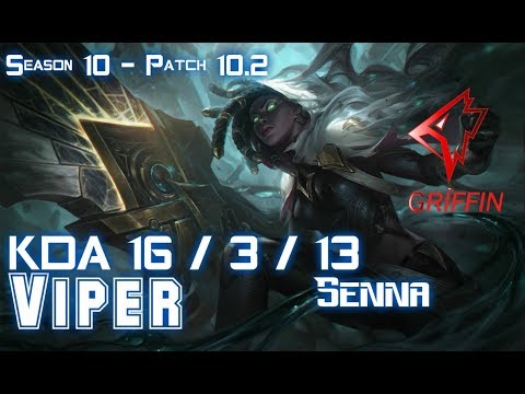 DWG Nuguri SENNA vs ASHE ADC - Patch 10.2 KR Ranked