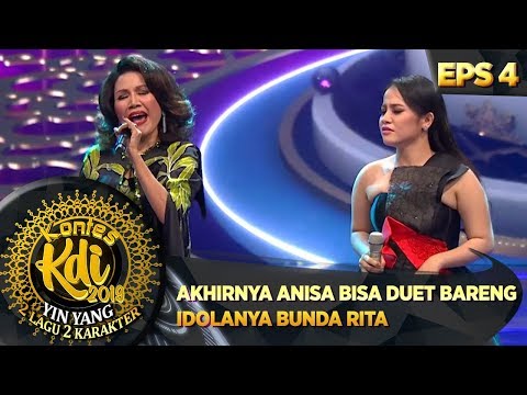 AKHIRNYA ANISA BISA DUET BARENG IDOLANYA, BUNDA RITA - KONTES KDI EPS 4 (12/8)
