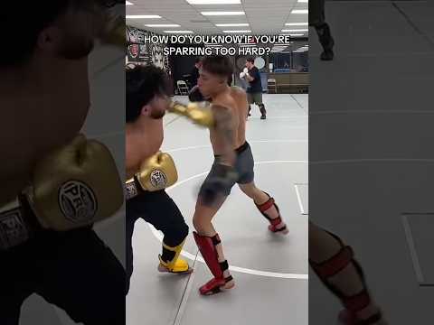 HOW DO YOU KNOW IF YOU’RE SPARRING TOO HARD? #sparring