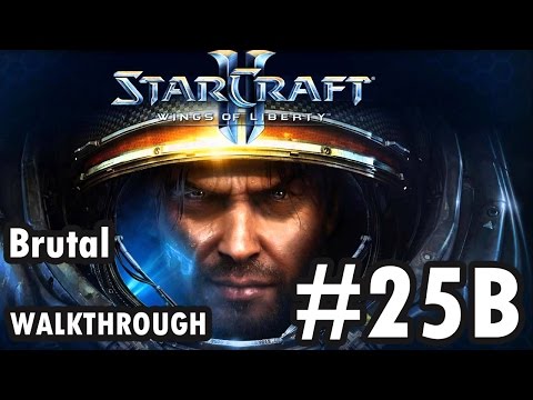 Starcraft 2: Wings of Liberty - Campaign - Brutal - Mission 25B: Belly of the beast (Walkthrough)