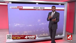 Ann Arbor skycam lights up during overnight storms