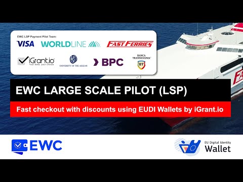 EUDI Wallet in action: Prove ID, Apply discounts, Pay | Get boarding pass and e-receipt in seconds