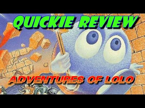 Adventures of Lolo NES - Quickie Review | Nefarious Wes