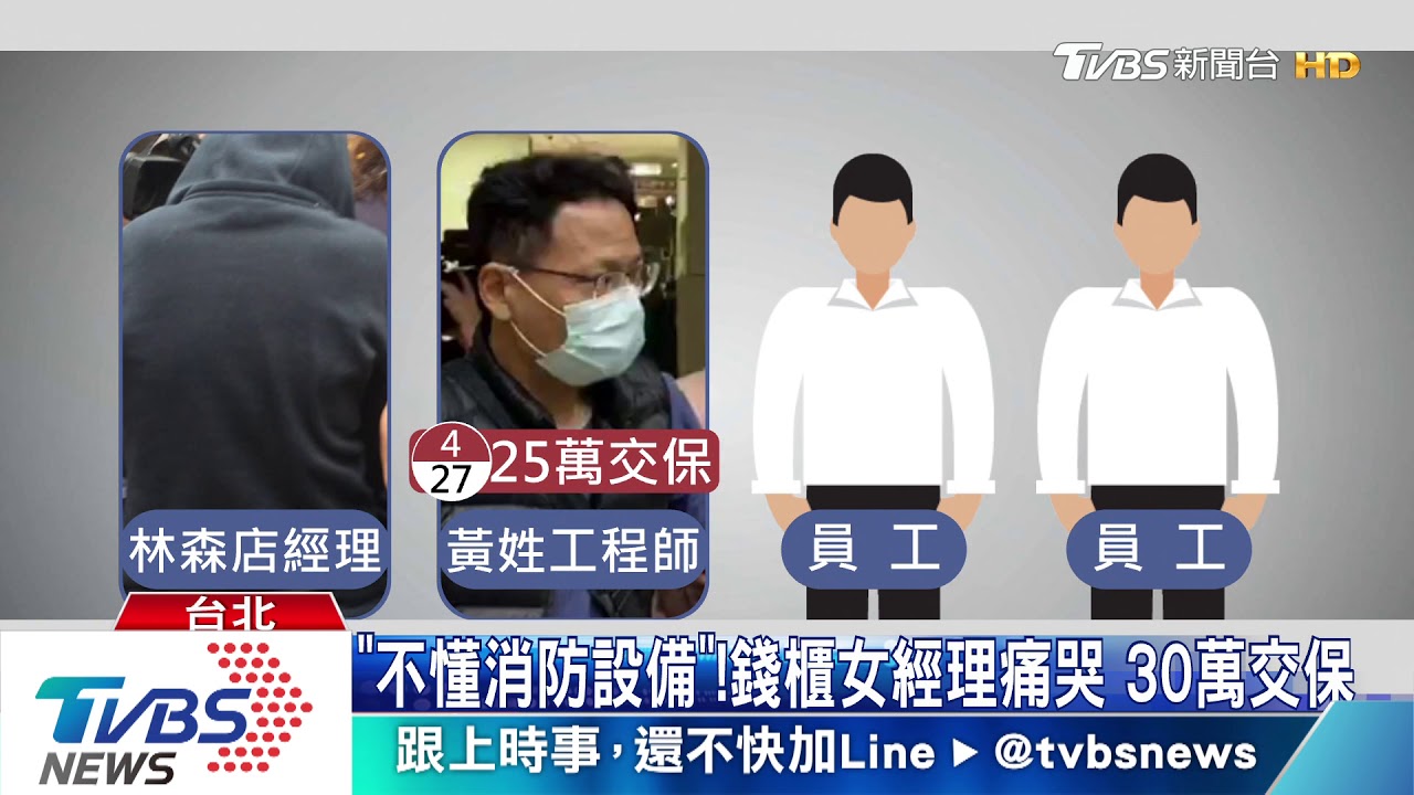 「不懂消防設備」!錢櫃女經理痛哭 30萬交保