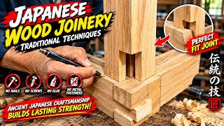 Japanese Traditional Carpenter Crafting Useful Wooden Goods by Hand for Your Hom