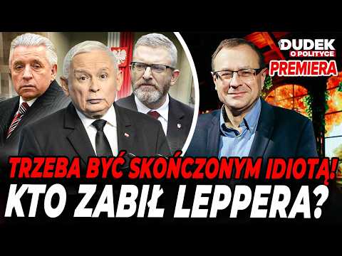 KACZYŃSKI I ŚMIERĆ LEPPERA. PROF. DUDEK OSTRO O PIS I BRAUNIE! TO ZDRAJCA? | Dudek o Polityce