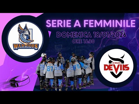 Hockey Inline Serie A Femminile 2025/2026 - Milano Devils vs Ferrara Warriors - 18/01/26
