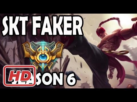 SKT T1 Faker Lee Sin vs Graves Jungle Ranked Challenger Korea