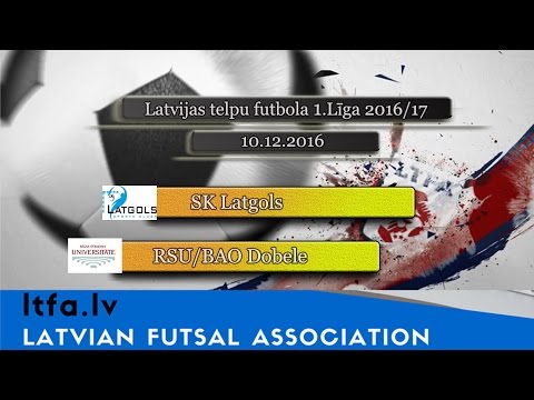SK Latgols - RSU/BAO Dobele [LTFA 1.LĪGA 2016/17 [Highlights]