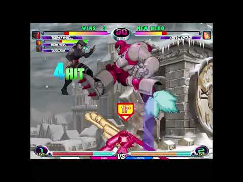 MvC2 Sentinel unblockable to IM AAA combo extender to forced roll unblockable sequence 8/16/23