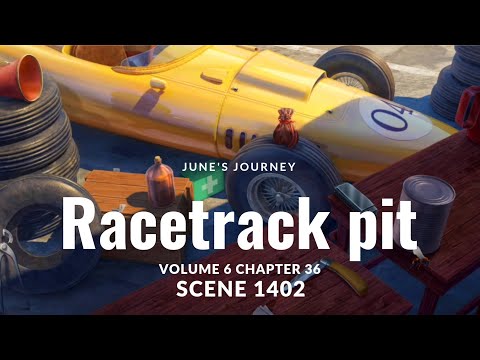 June's Journey Scene 1402 Vol 6 Ch 36 Racetrack Pit *Full Mastered Scene* HD 1080p