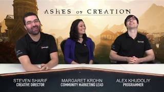 Новая информация с последнего стрима от разработчиков Ashes of Creation 