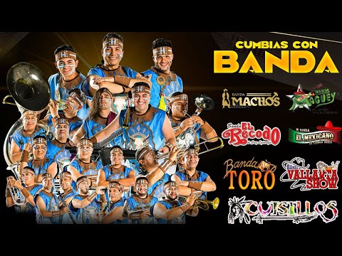 Cumbias Con Banda Mix 2024 - El Mexicano, Banda Machos, Pequenos, Cuisillos, Maguey... y Mas