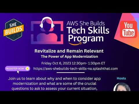 AWS She Builds Tech Skills NA - Revitalize and Remain Relevant by AWS Solution Architects