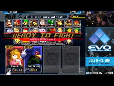 SSBM EVO 2014: Losers Semifinal - EMP Armada vs. EG PPMD