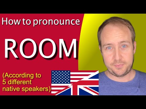 Pronounce the 50 Most Common Words in English | Room