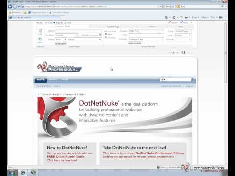 Adding a Child Portal in DotNetNuke