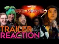 This looks WILD! // The Marvels Teaser Trailer REACTION!