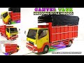 MEMBUAT MINIATUR TRUK CANTER OLENG FE SHDX TERPAL KERODONG Simple Mbois Dari Kardus