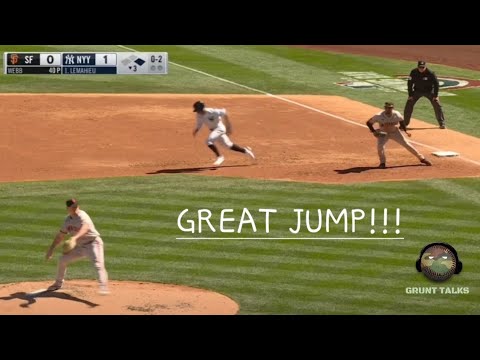 Anthony Volpe First At Bat & Stolen Base! Kids Got Wheels!!! Vs Giants