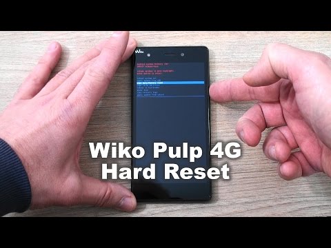 Wiko Pulp 4G hard reset
