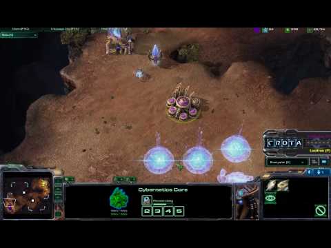StarCraft 2 - 114 DeMuslim vs Lucifron PvP on Blistering Sands Part 1